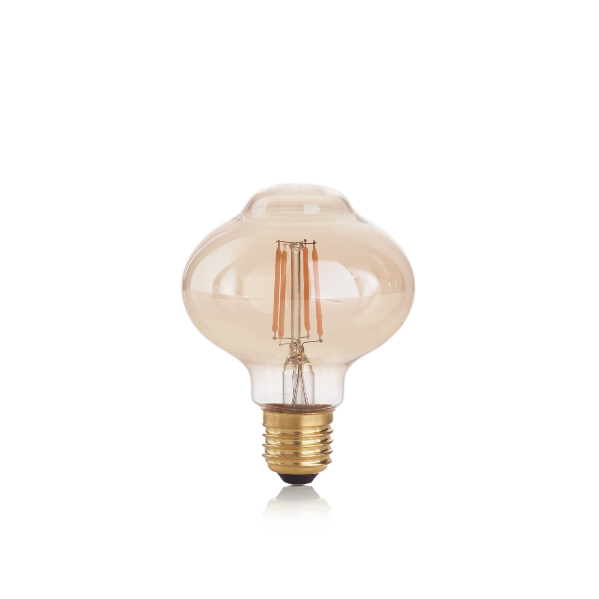 BOMBILLAS LED CRISTAL VINTAGE DECORATIVAS AMBAR - Imagen 3