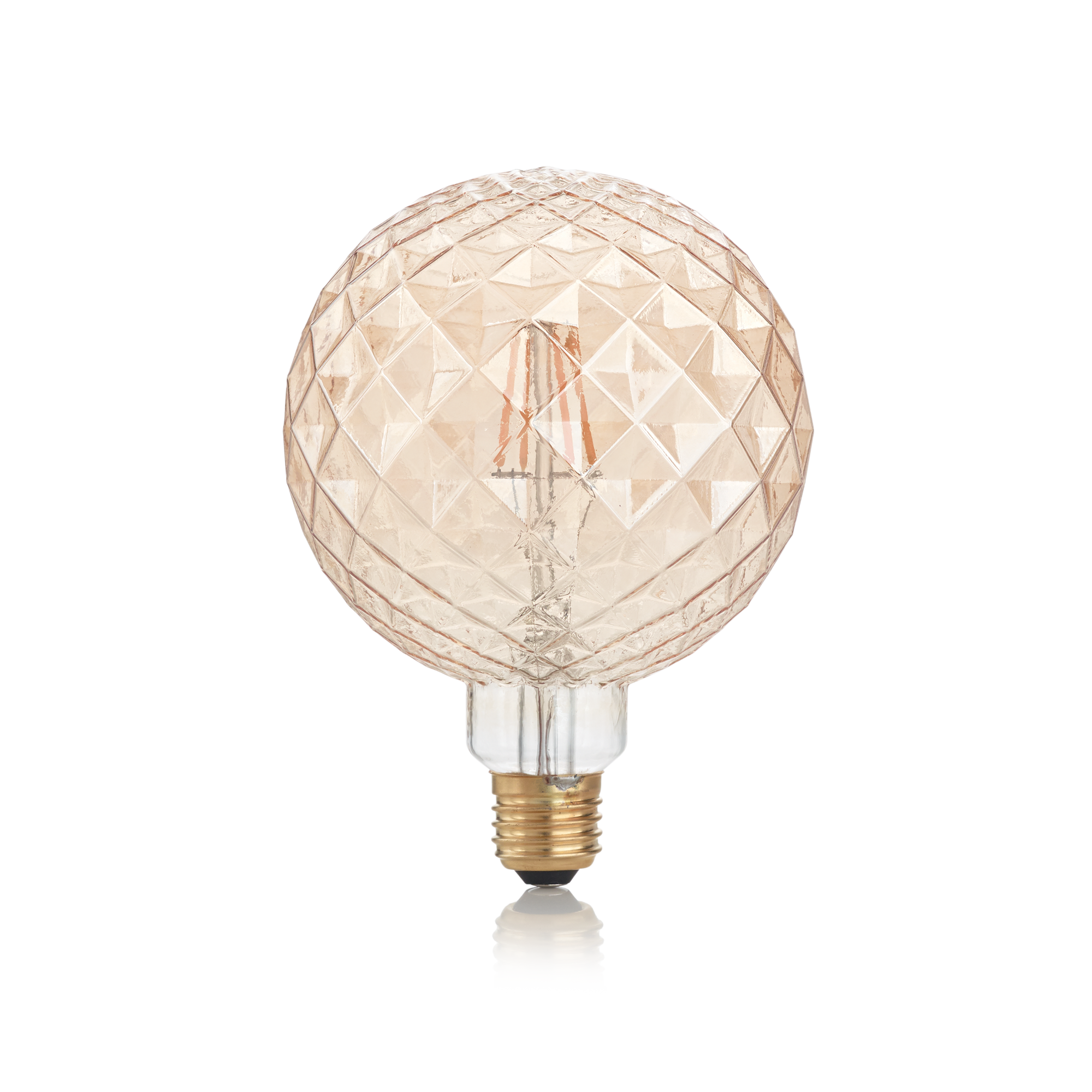 BOMBILLAS LED CRISTAL VINTAGE DECORATIVAS AMBAR - Imagen 4